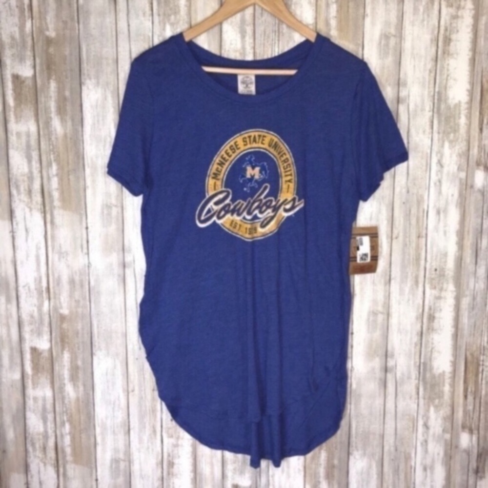 NWT Mcneese Cowboys High Low Tee - Picture 1 of 5